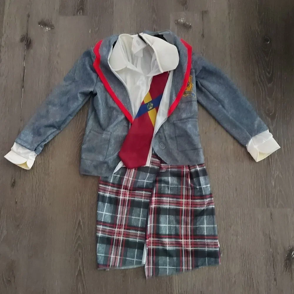 Beetlejuice Astrid Halloween Costume Cosplay Girls Small 6 Dress Schoolgirl